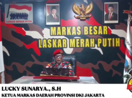 Ketua Laskar Merah Putih Provinsi DKI Jakarta Lucky Sunarya